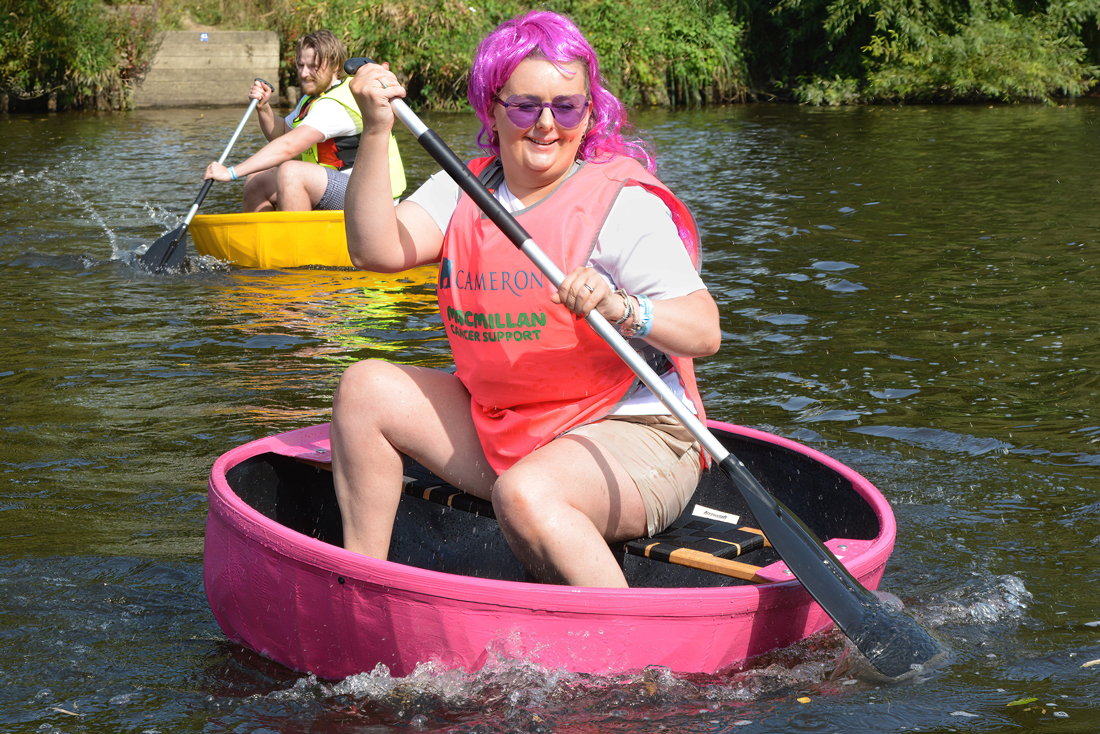 Pickstock Homes highest fundraisers Coracle Race 2023